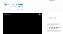 Desktop Screenshot of 3dlasersurveys.com
