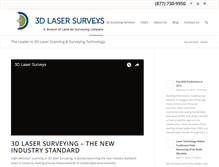 Tablet Screenshot of 3dlasersurveys.com